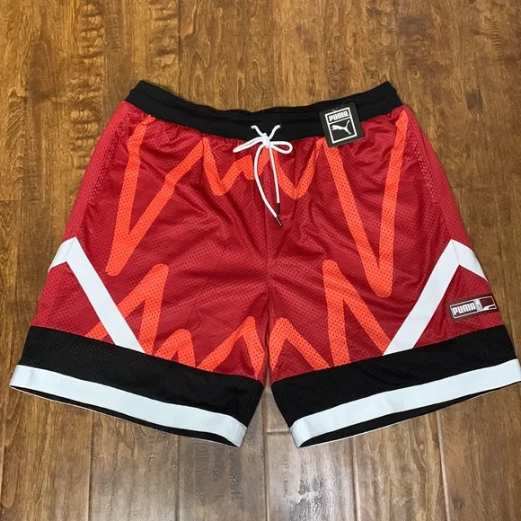 PUMA Mens Jaws Mesh Shorts Size M